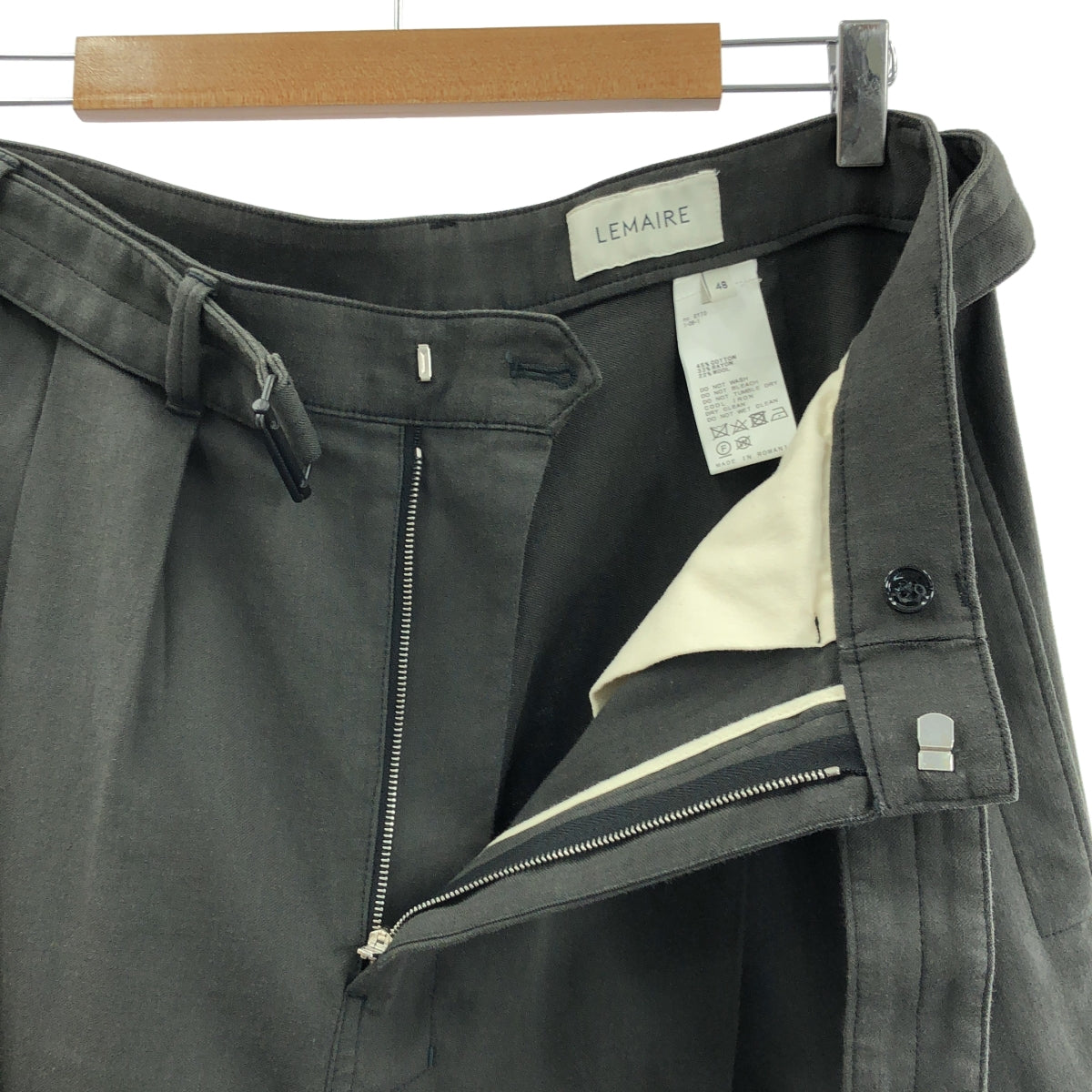 LEMAIRE / 르메르 | LOOSE PLEATED PANTS 2 플리츠 트라우저스 팬츠 | 48 | 맨즈