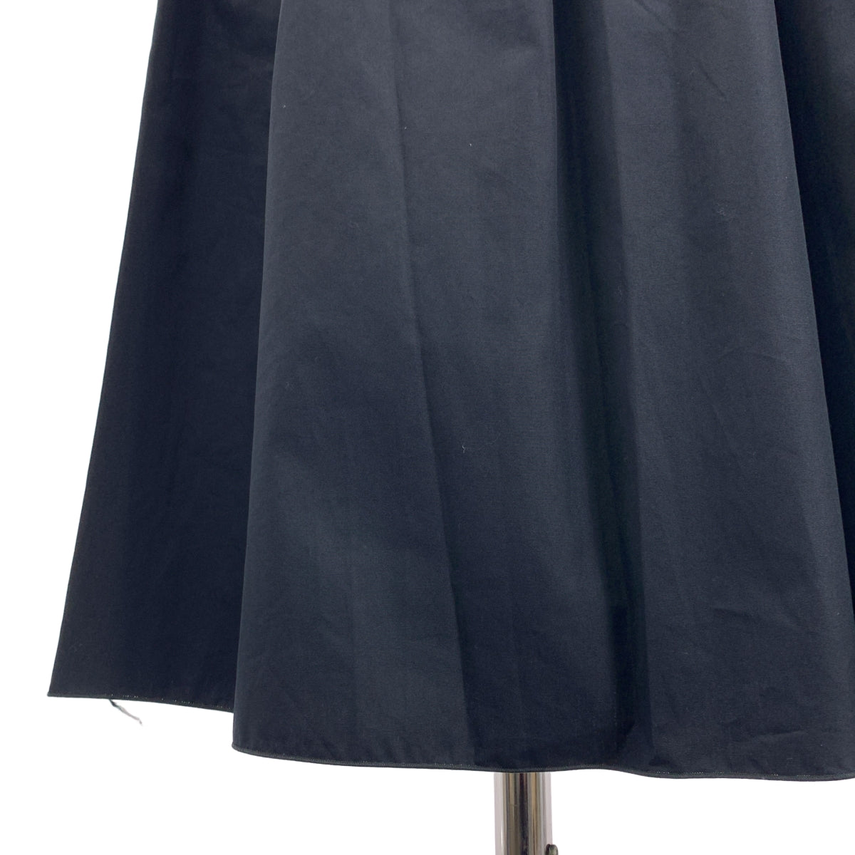 miu miu / 뮤우 뮤우 | 개더 볼륨 민소매 드레스 원피스 | 40 |