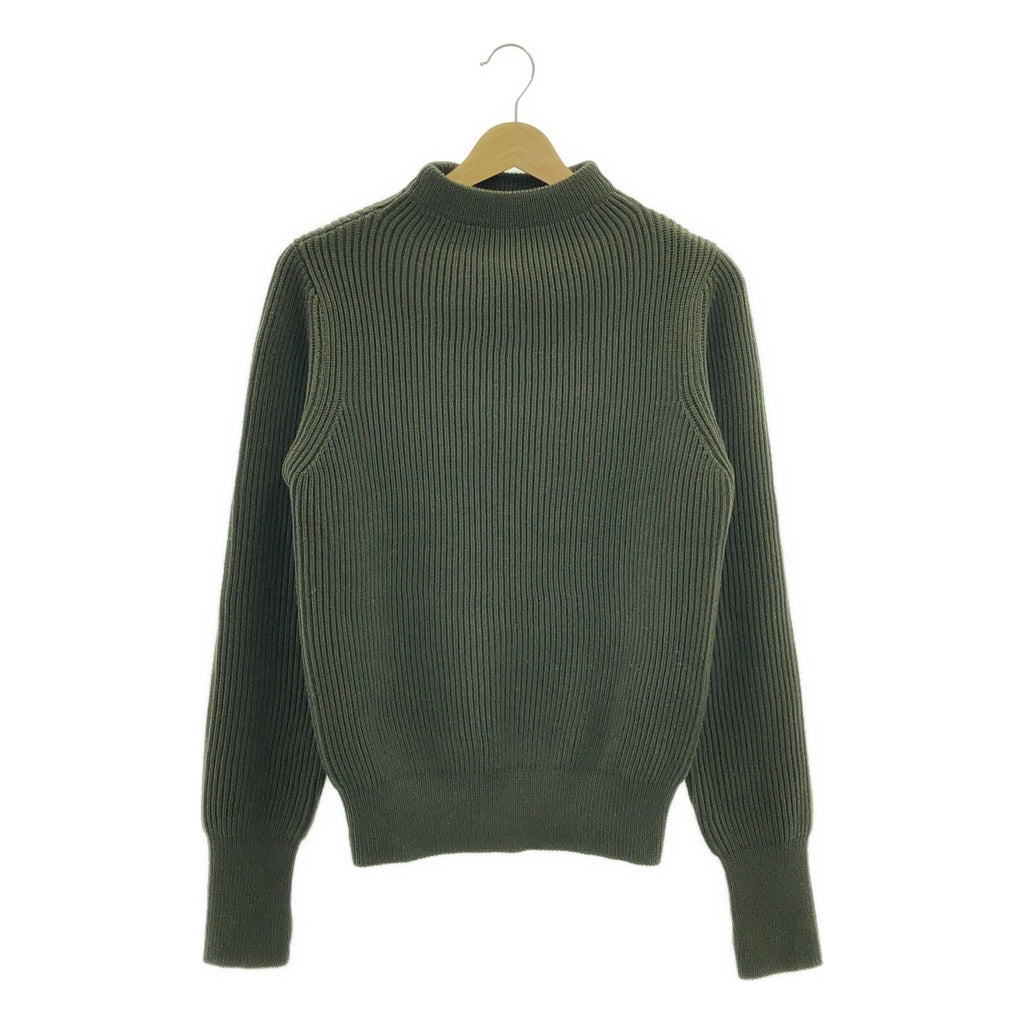 HYKE / ハイク | ウール リブ ボトルネック ニット | 2 | レディース