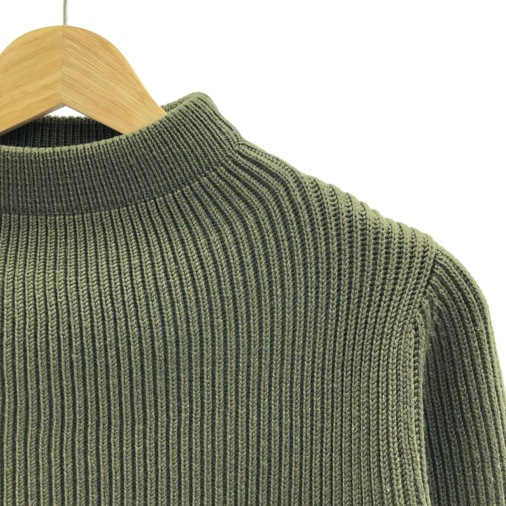 HYKE / ハイク | ウール リブ ボトルネック ニット | 2 | レディース