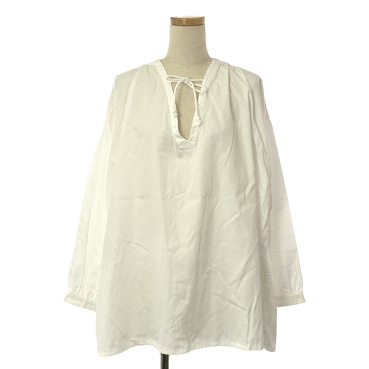 OUTIL / Uti | 2024SS | CHEMISIER ORIEUX Smock Blouse | 0 | White | Women's