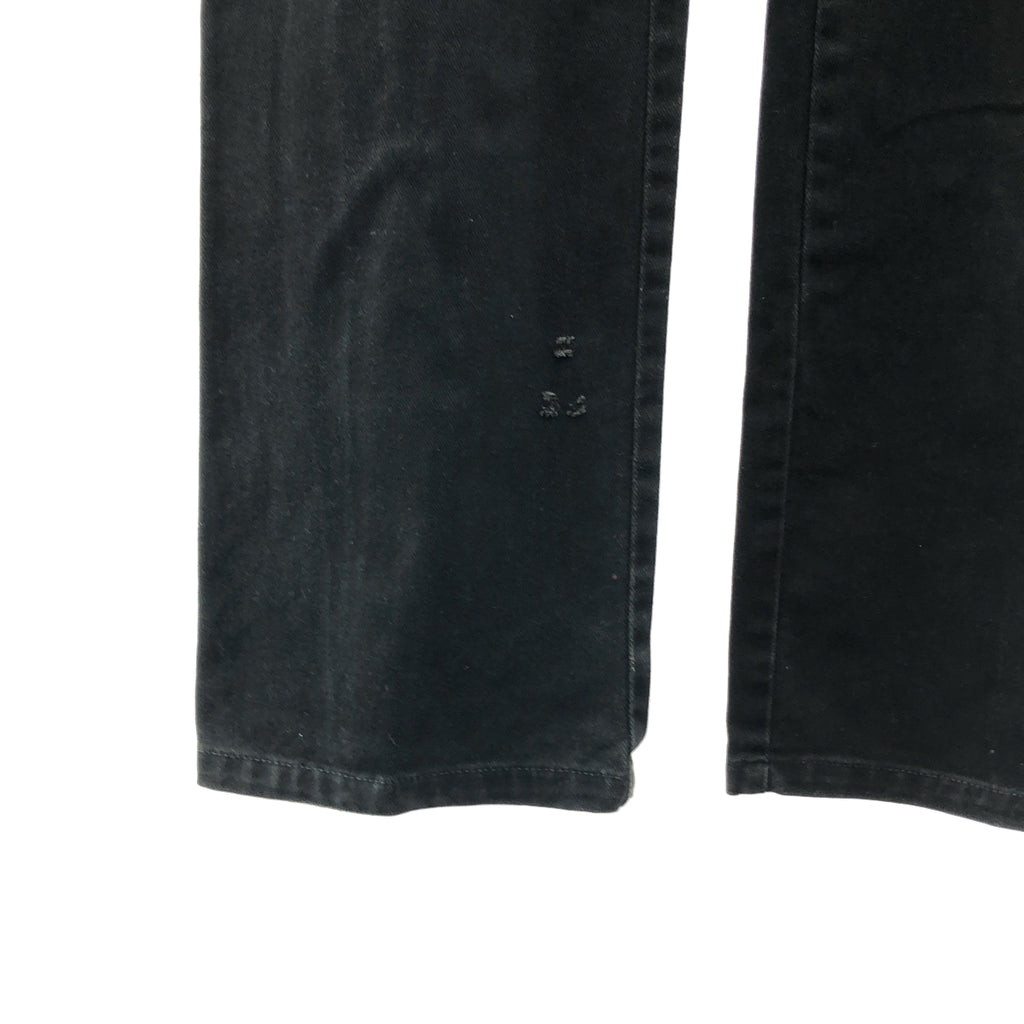 HERCHCOVITCH ALEXANDRE / ヘルコビッチ アレキサンドレ | 裾ジップスリット スカルボタン スキニーパンツ | 38 | ブラック | メンズ