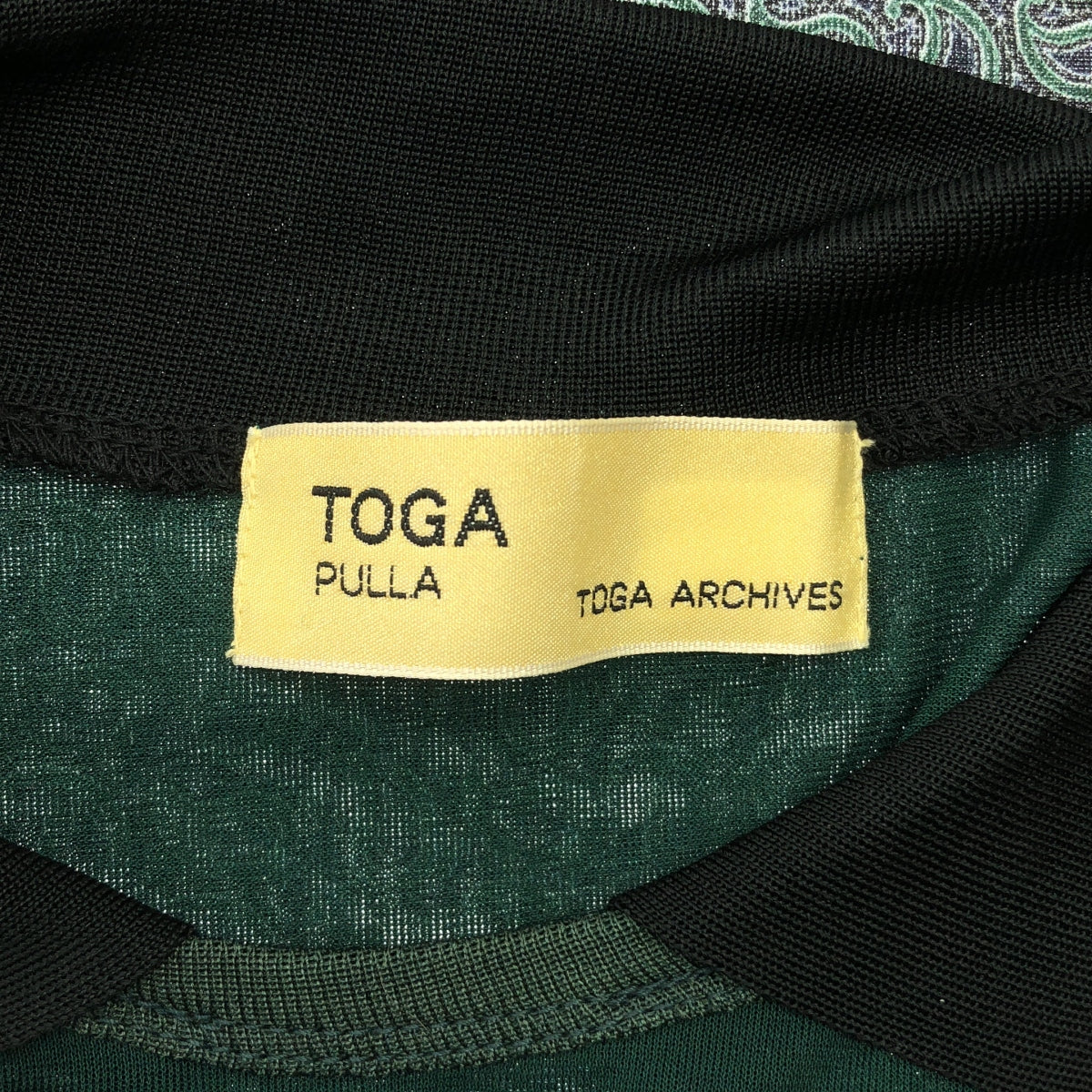 TOGA PULLA / 토가 풀라 | 페이즐리 무늬 시어 풀오버 셔츠 | 1 | 여성