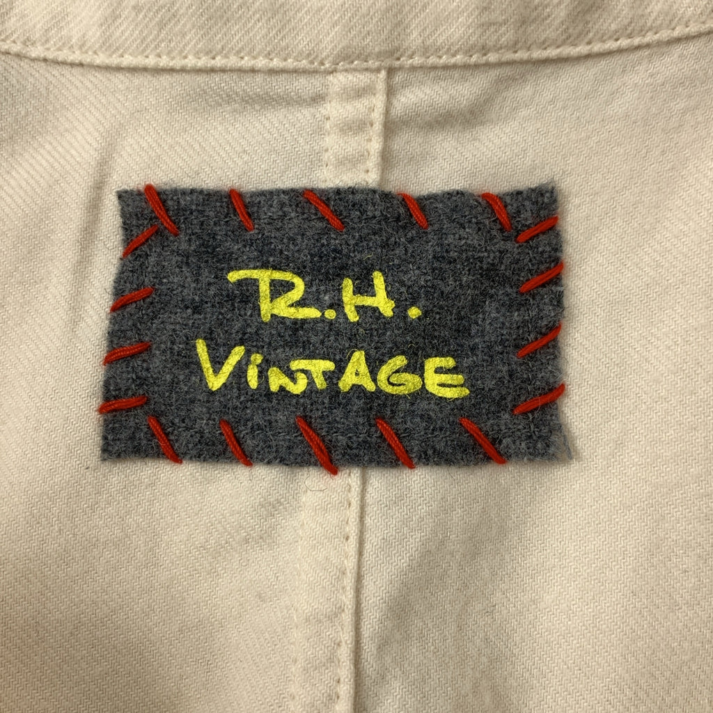 RHVINTAGE / 론허만 빈티지 | 코튼 플란넬 오버올 참치 | XS |