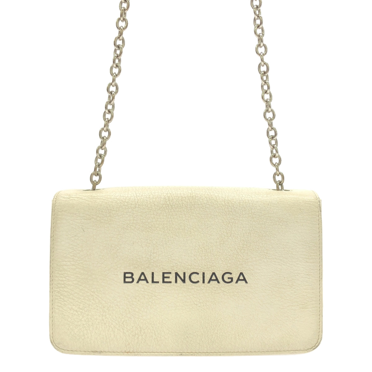 BALENCIAGA / バレンシアガ | 537387 エブリデイ レザー ロゴ チェーン ウォレット ショルダーバッグ |