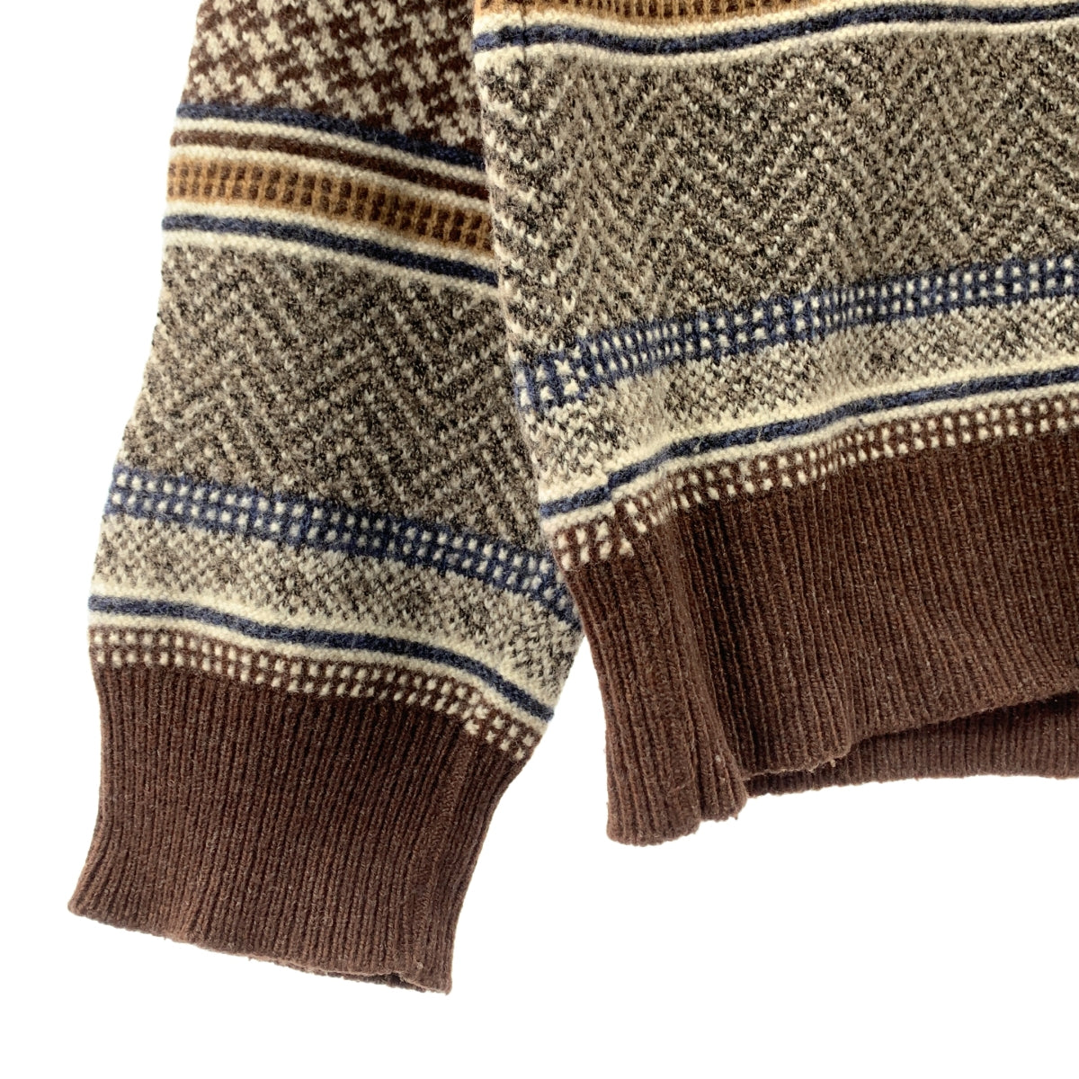 【スペイン製】総柄　ラコステ ニット ヴィンテージ 80s〜90s ヴィンテージ LACOSTE ラコステ 総柄ニット サイズ38