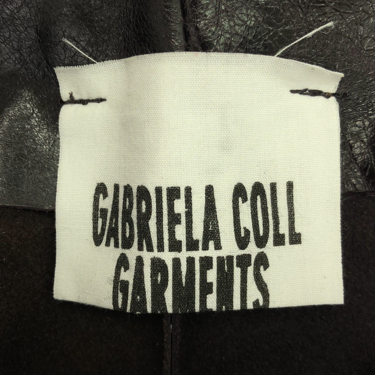 [Good Condition] GABRIELA COLL GARMENTS | LEATHER FULL TROUSERS | 2 | AUBERGINE | Men's