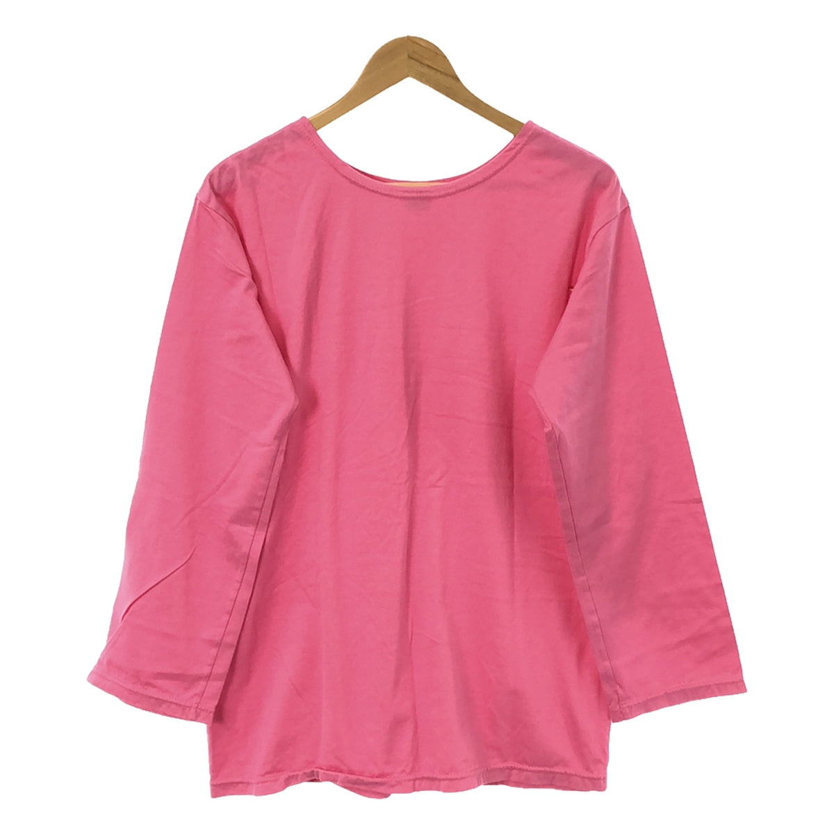 [Good Condition] Shinzone | COLOR LONG TEE | Color Over Cut and Sew | F | Pink | Women's