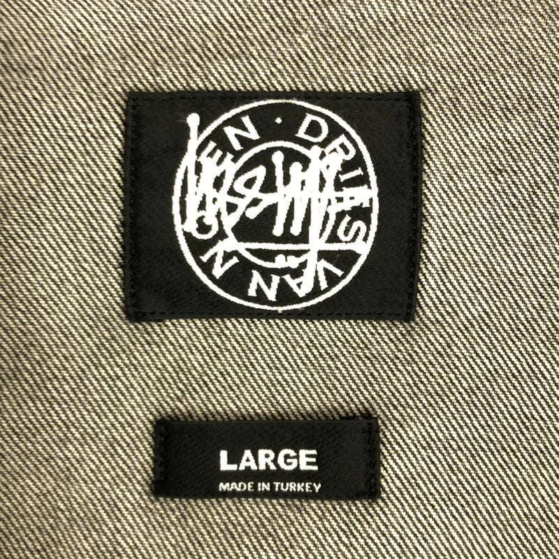 STUSSY / 스투시 | 2024AW | ×DRIES VAN NOTEN / Hand Stencilled Denim Jacket 데님 재킷 | L | 남성
