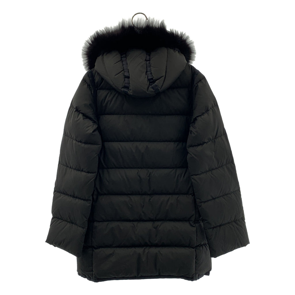MACKINTOSH / マッキントッシュ | ANNAN アナン ラクーンファー ジップアップ フーデッド ダウンコート | 34 | レディース