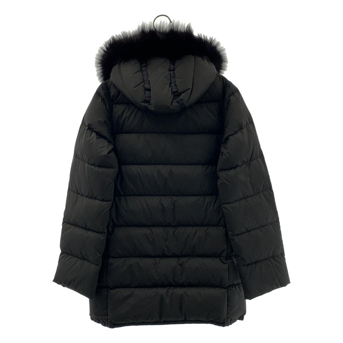 MACKINTOSH / マッキントッシュ | ANNAN アナン ラクーンファー ジップアップ フーデッド ダウンコート | 34 | レディース