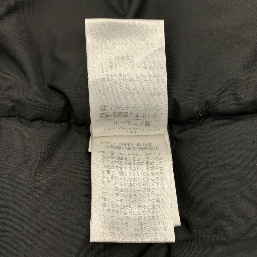 MACKINTOSH / マッキントッシュ | ANNAN アナン ラクーンファー ジップアップ フーデッド ダウンコート | 34 | レディース