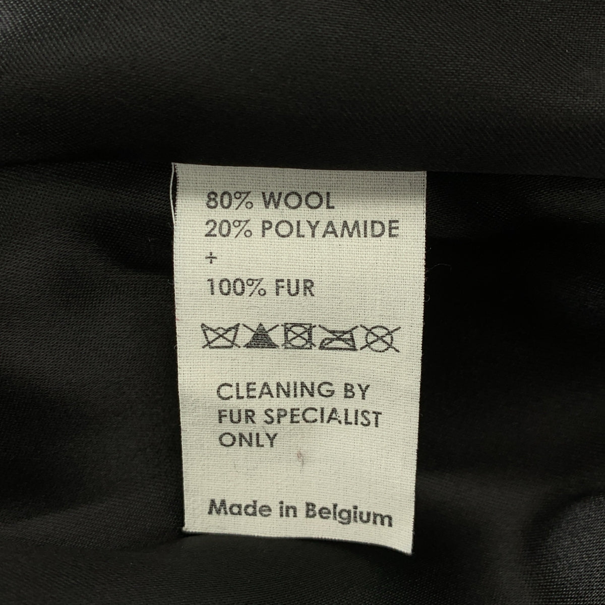 DRIES VAN NOTEN / ドリスヴァンノッテン | ウール ファードッキング シングルコート / 総裏地 | 36 | ブラック | レディース