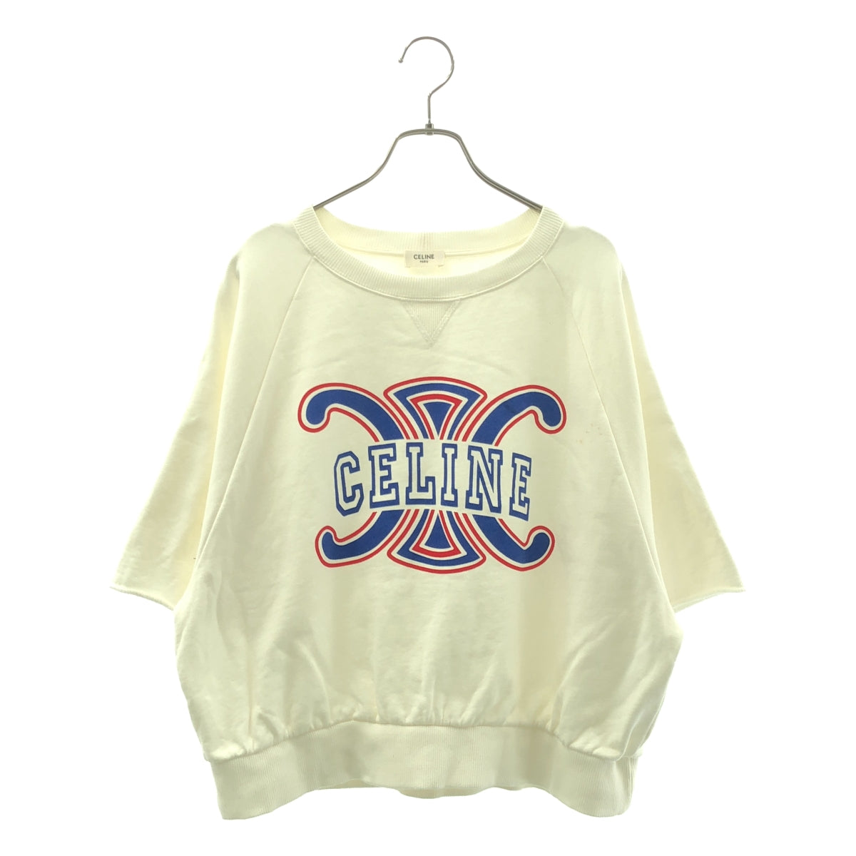 CELINE / セリーヌ | トリオンフ プリント ハーフスリーブ スウェット | M | レディース