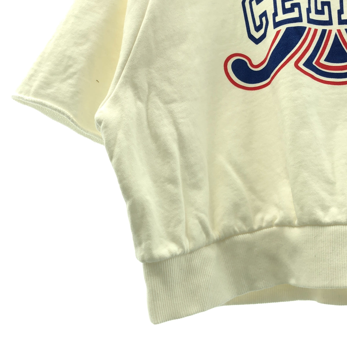 CELINE / セリーヌ | トリオンフ プリント ハーフスリーブ スウェット | M | レディース