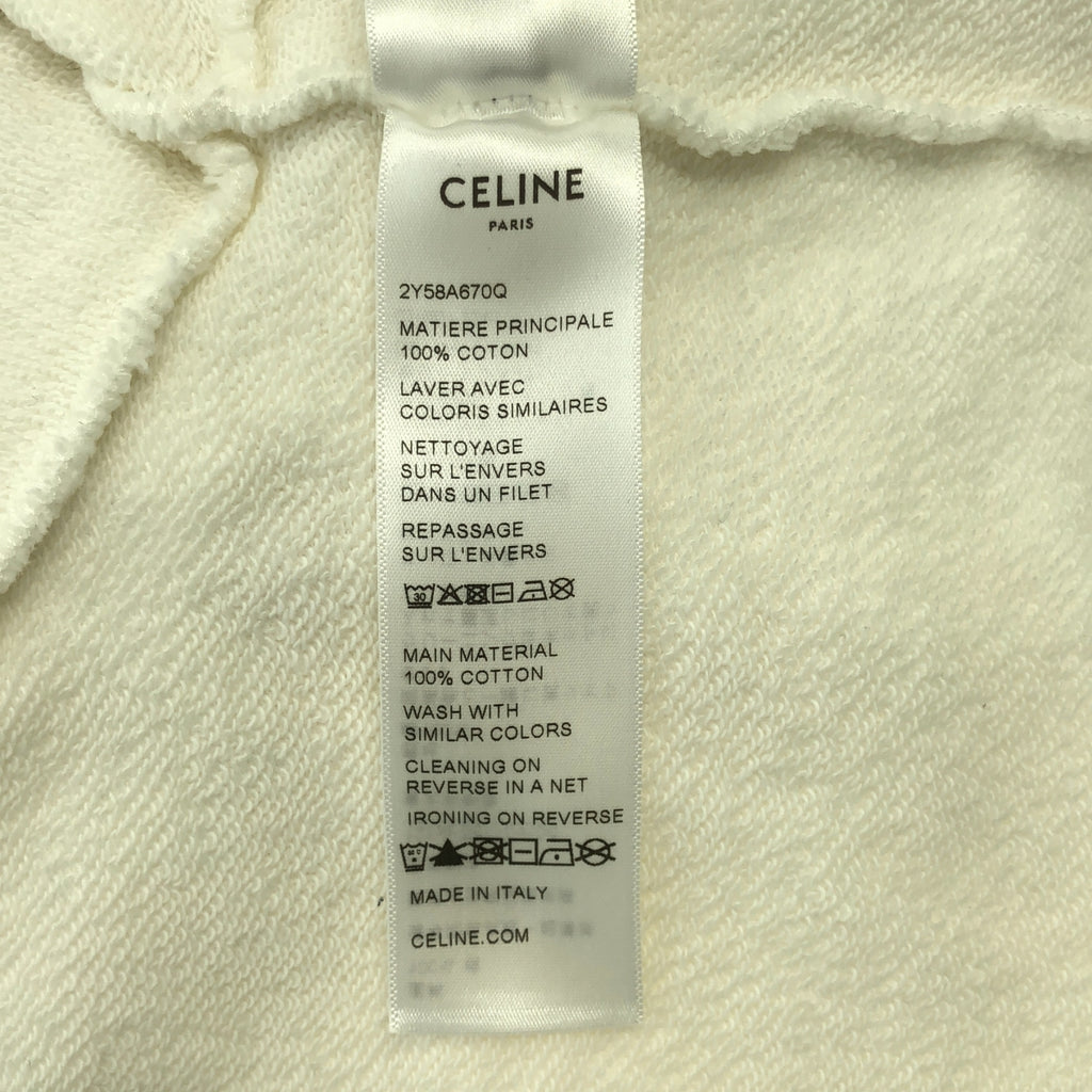 CELINE / セリーヌ | トリオンフ プリント ハーフスリーブ スウェット | M | レディース