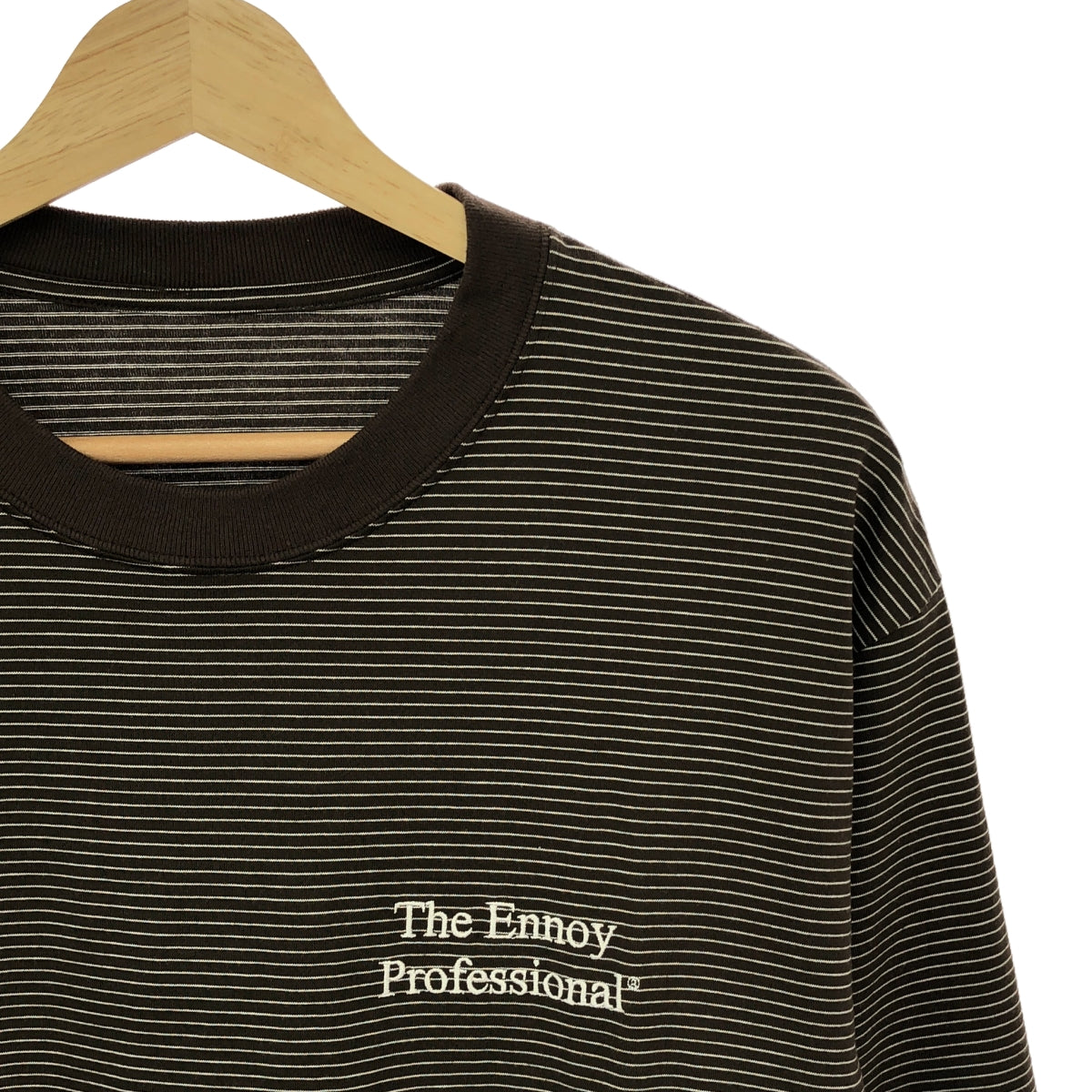 The Ennoy Professional / The Ennoy Professional | L/S Border T-Shirts / Border cut and sew | M | brown | Men's