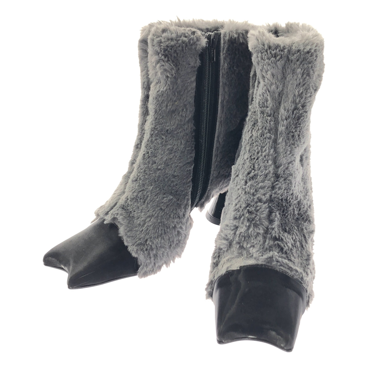 Paula Canovas Del Vas / 파울라 카노바스 델 바스 | DIABLO ANKLE BOOTS 퍼 전환 힐 짧은 부츠 | 38 |