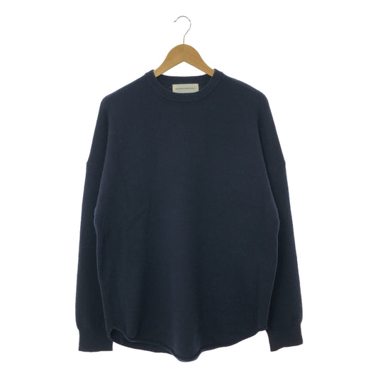 extreme cashmere / エクストリームカシミヤ | n°53 crew top カシミヤ混 ラウンドヘム クルーネックニット |