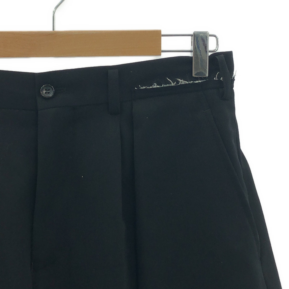 COMME des GARCONS COMME des GARCONS / Comme des | 2020秋冬/公元2020 |羊毛華達呢裙子對接褲| S |黑色|女性的