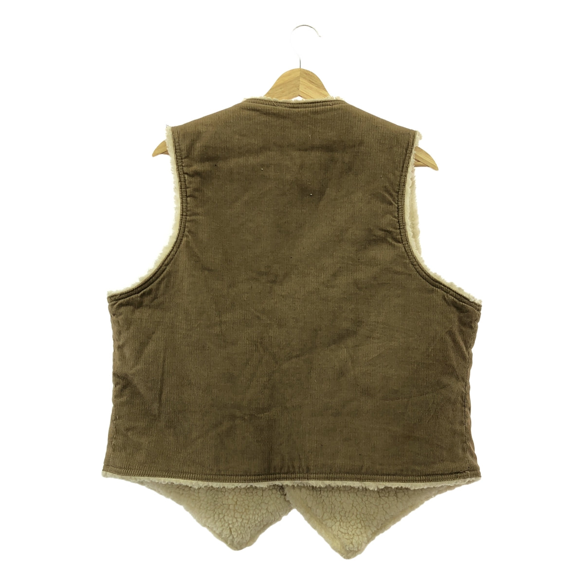 Levi's / リーバイス | 推定1970s～ vintage / ヴィンテージ usa製 コーデュロイ ボアベスト / 60605-1523 | XL | ブラウン | メンズ