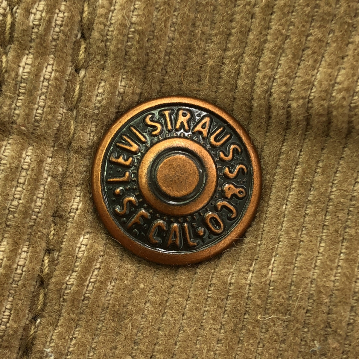 Levi's / リーバイス | 推定1970s～ vintage / ヴィンテージ usa製 コーデュロイ ボアベスト / 60605-1523 | XL | ブラウン | メンズ