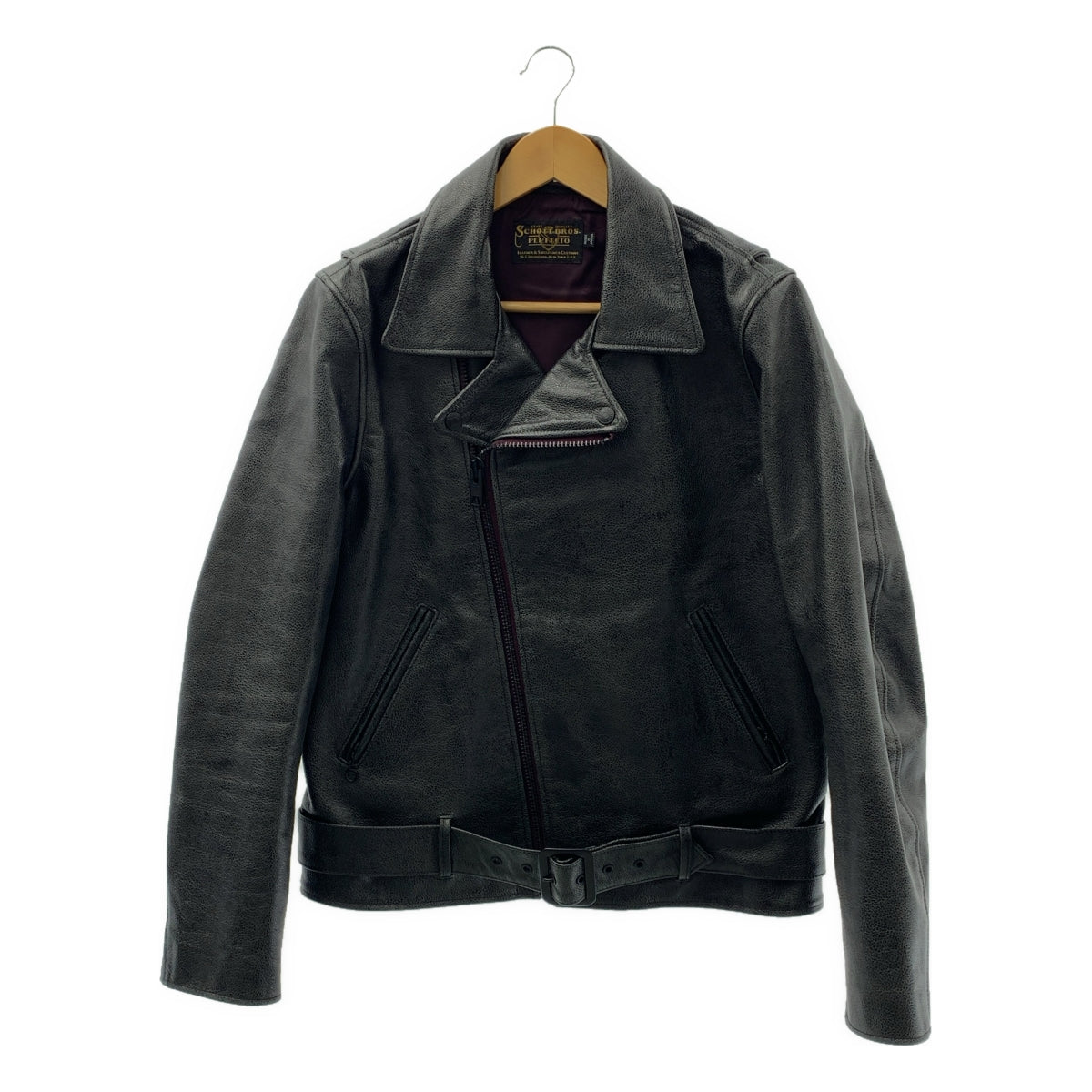 SCHOTT | 馬皮雙排扣騎手外套 / 全襯裡 |