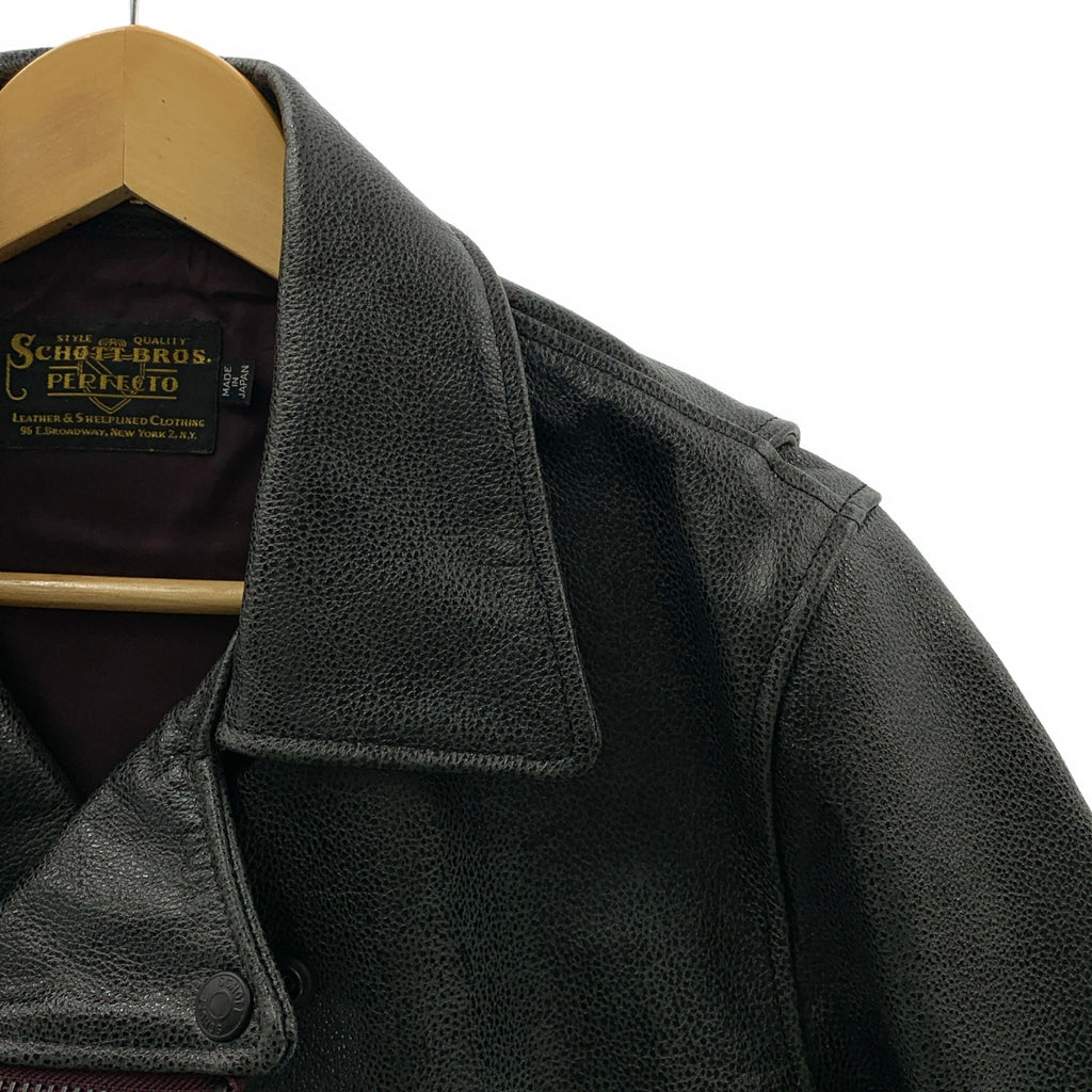 SCHOTT | 馬皮雙排扣騎手外套 / 全襯裡 |