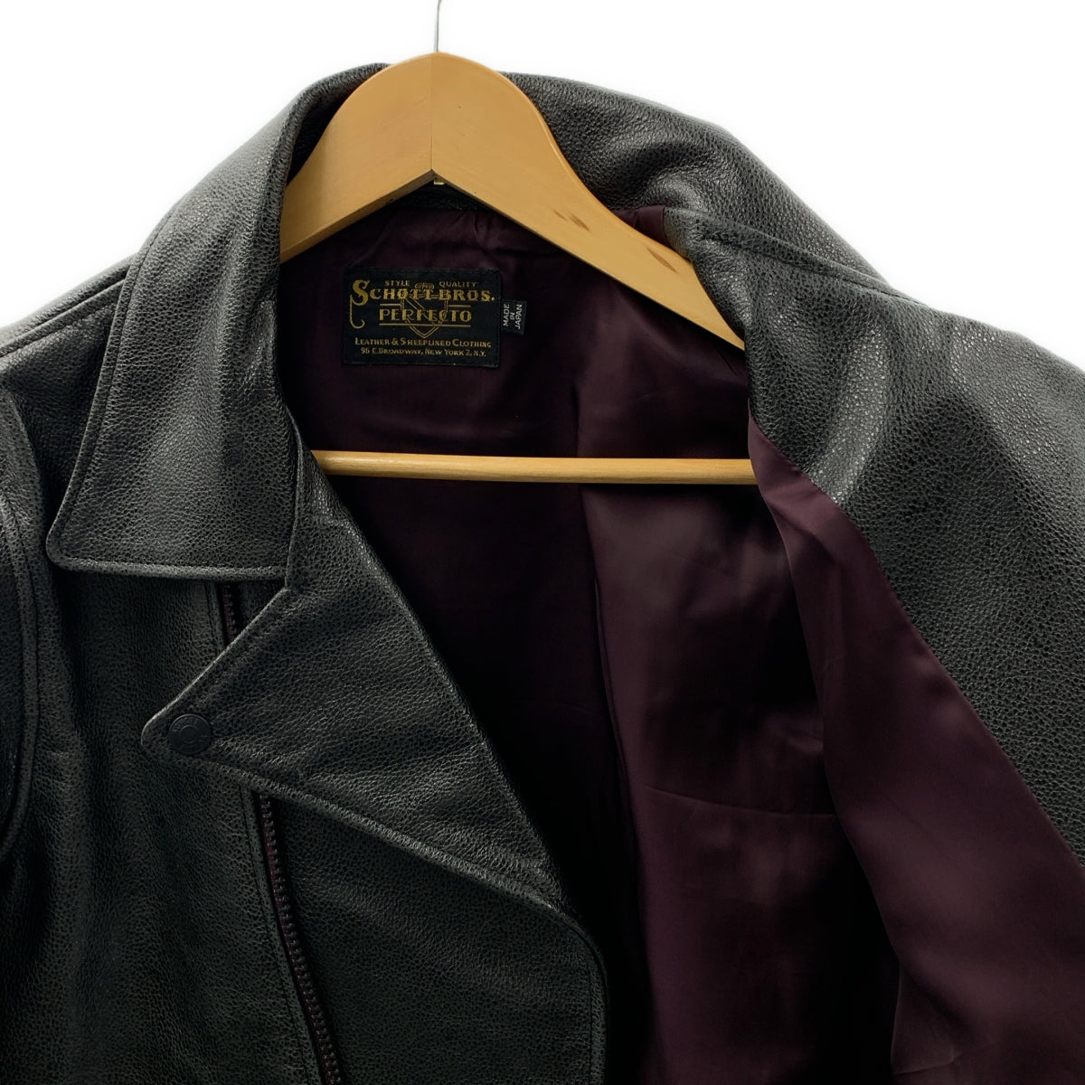 SCHOTT | 馬皮雙排扣騎手外套 / 全襯裡 |