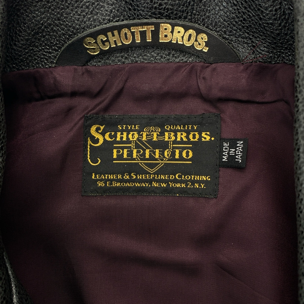 SCHOTT | 馬皮雙排扣騎手外套 / 全襯裡 |