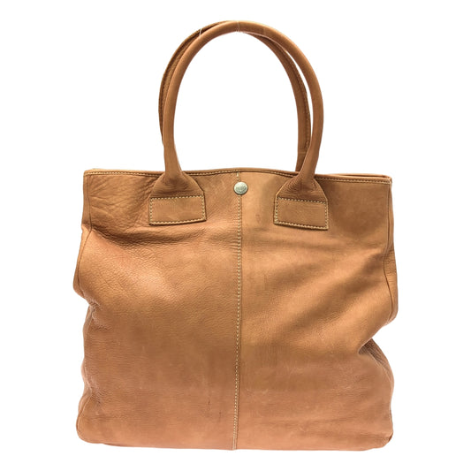 TMT | Corduroy-lined leather tote bag | Brown | Men's