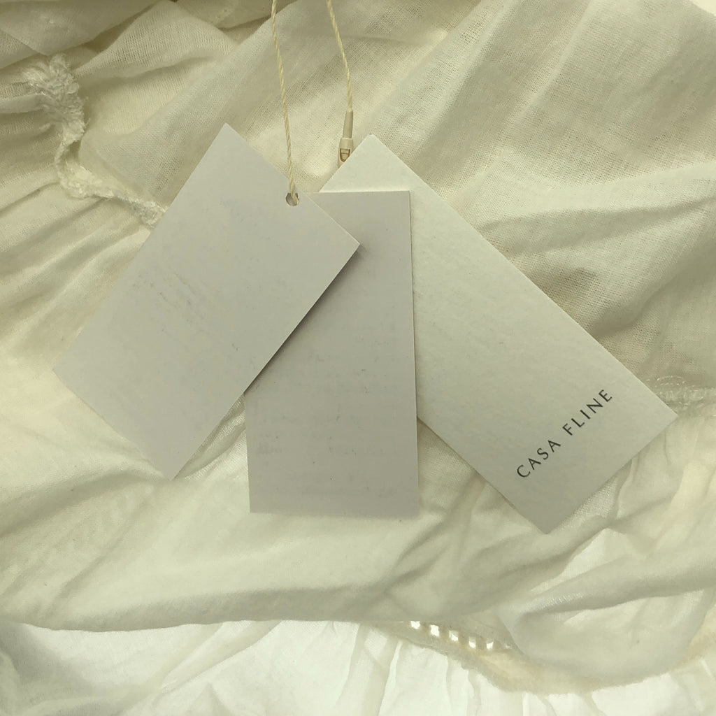 【新品】CASA FLINE | 有機棉蕾絲半身裙 | F碼 | 白色 | 女款