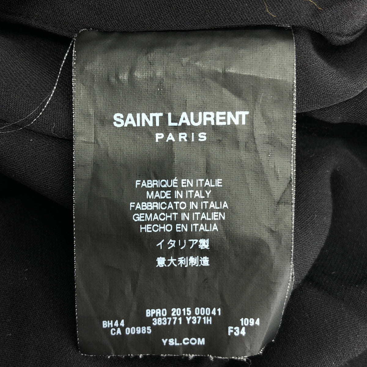 SAINT LAURENT PARIS / サンローランパリ | スター総柄 ノースリーブ レーヨンブラウス | 34 | ブラック / ベージュ / レッド SAINT LAURENT PARIS / サンローランパリ | スター総柄