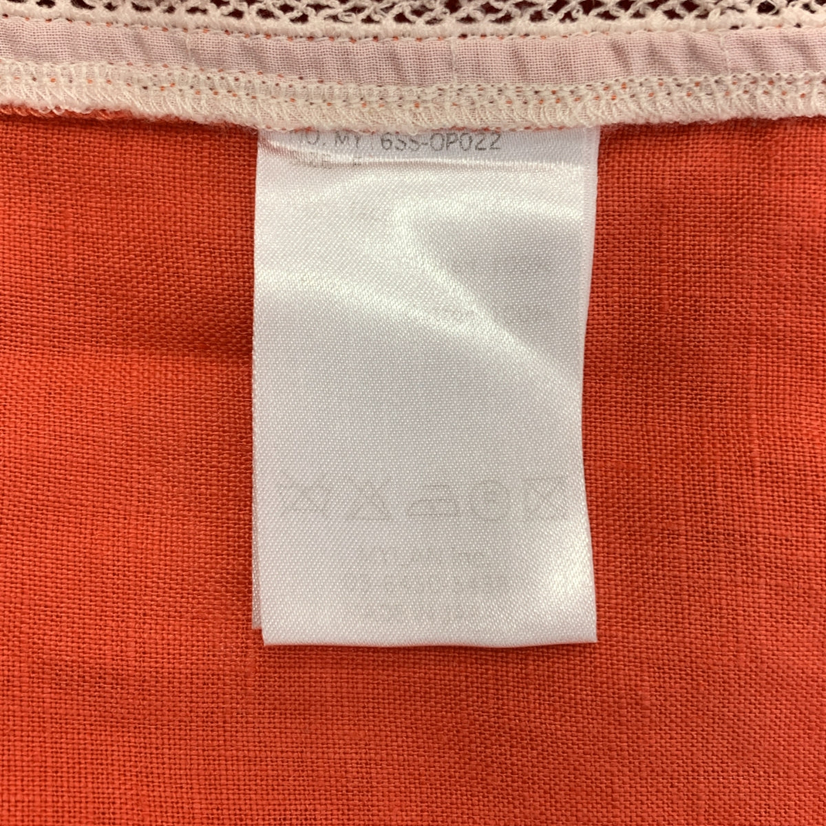 MYLAN / マイラン | キーネック レース切替 リネン ワンピース