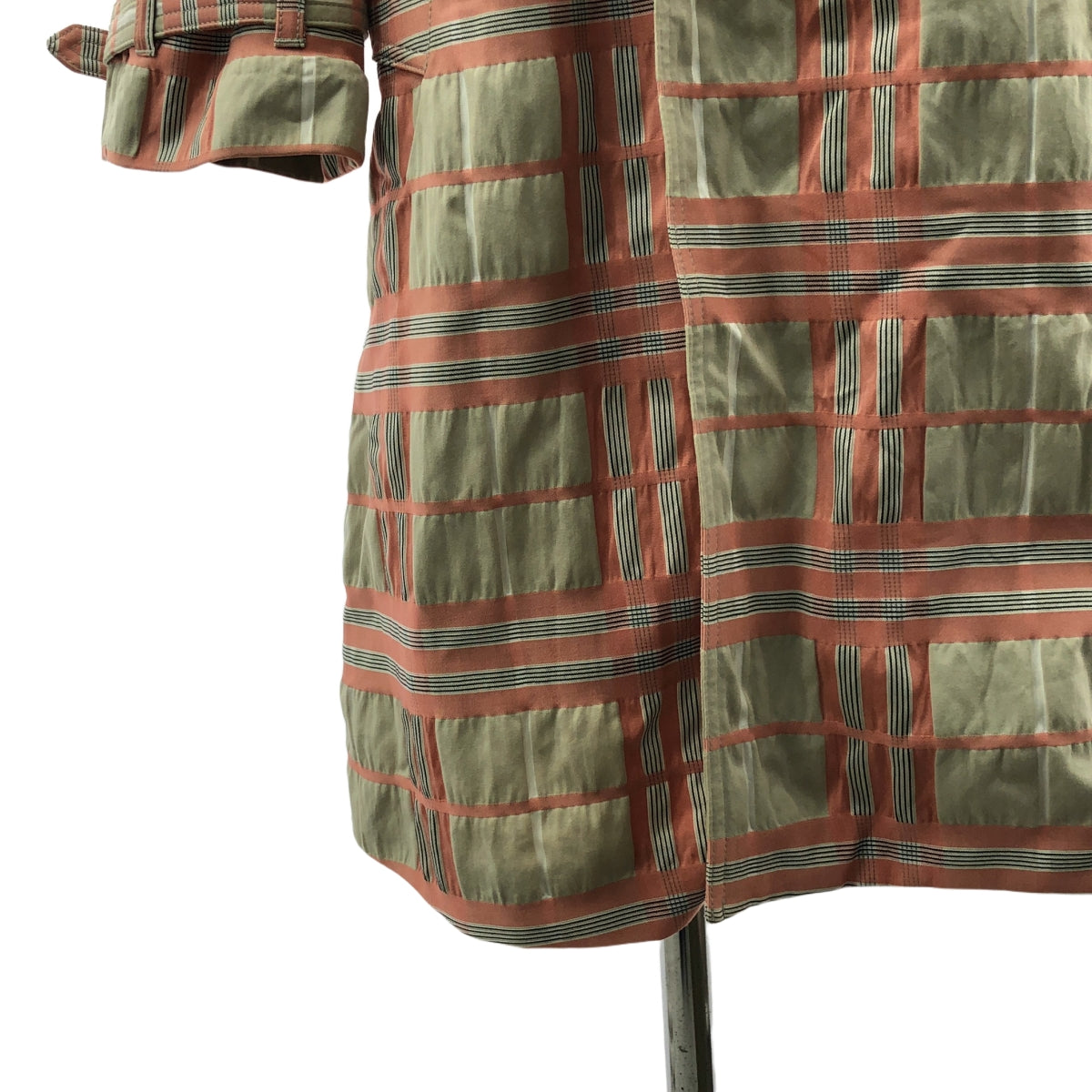 バーバリーロンドンピンク トレンチコート チェック袖口 三越伊勢丹 | burberry/バーバリー通販 | ロング チェックカラー