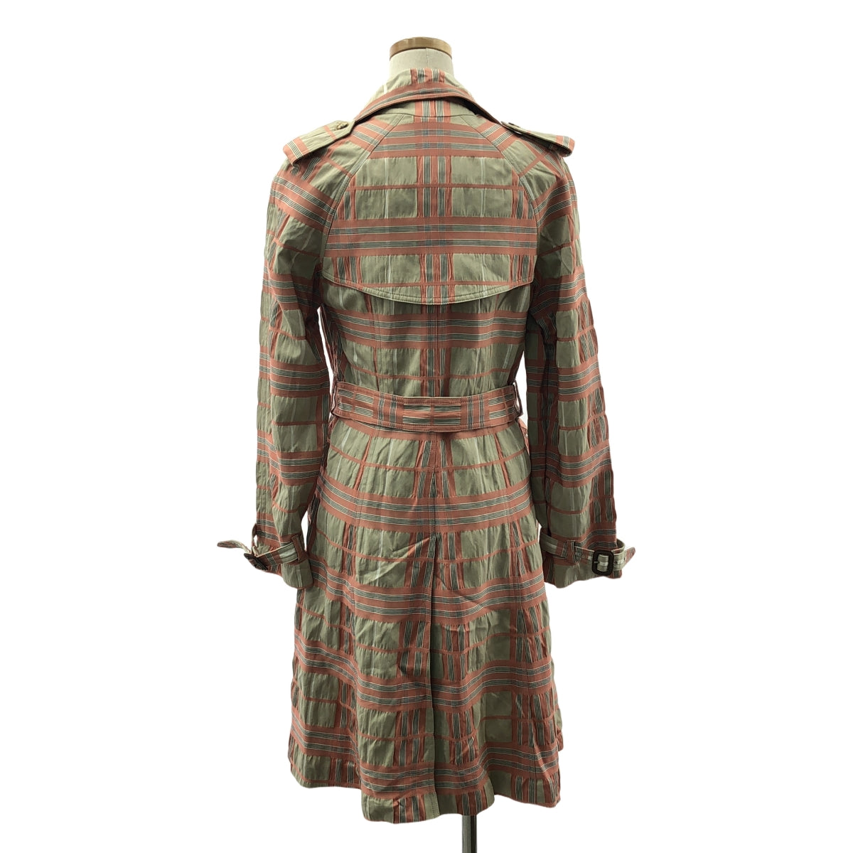 BURBERRY LONDON | 格紋風衣 | 4 | 粉紅色/米色 | 女款