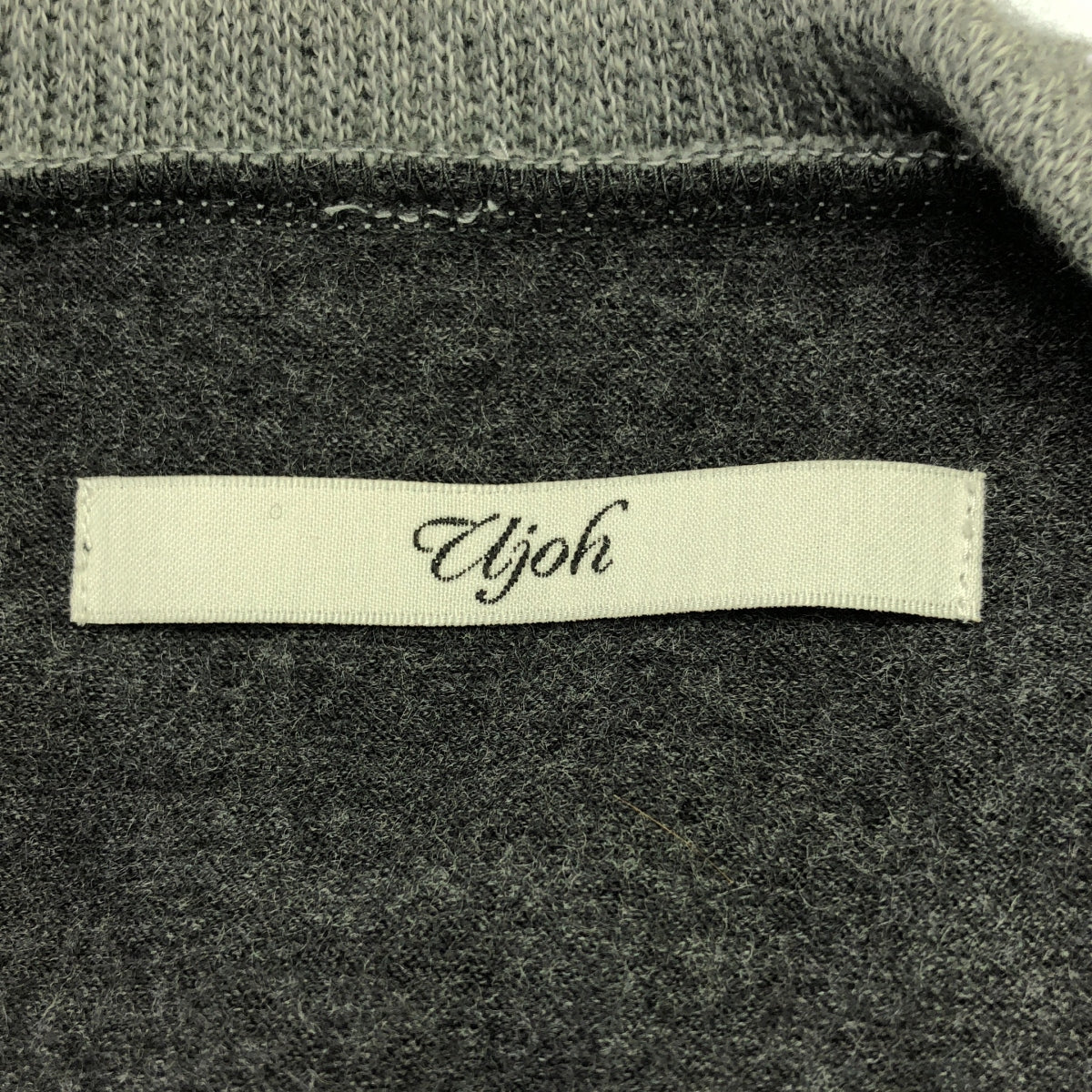 UJOH |不對稱對接洋裝 | 2 |灰/黑 |女性的