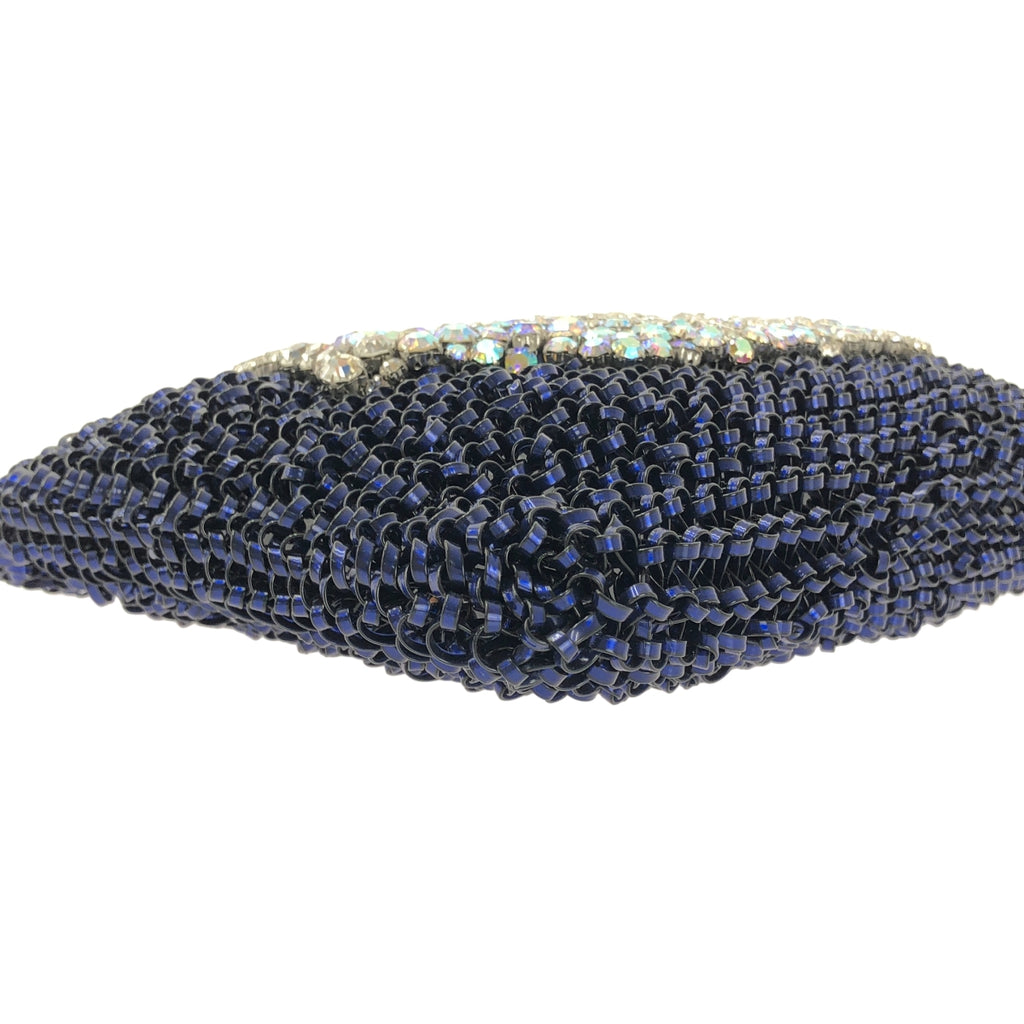 【美品】  ANTEPRIMA / アンテプリマ | ダイナソー ワイヤー ハンドバッグ | シルバー/ネイビー | レディース