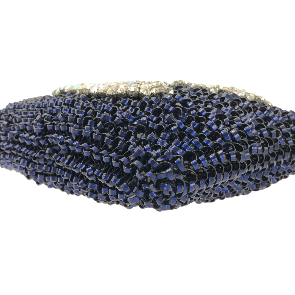 【美品】  ANTEPRIMA / アンテプリマ | ダイナソー ワイヤー ハンドバッグ | シルバー/ネイビー | レディース