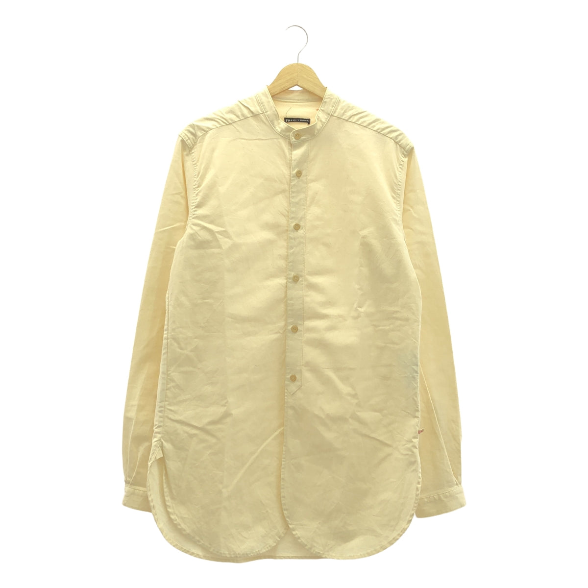 FRANK LEDER | Stand-up collar cotton shirt | S | Men's