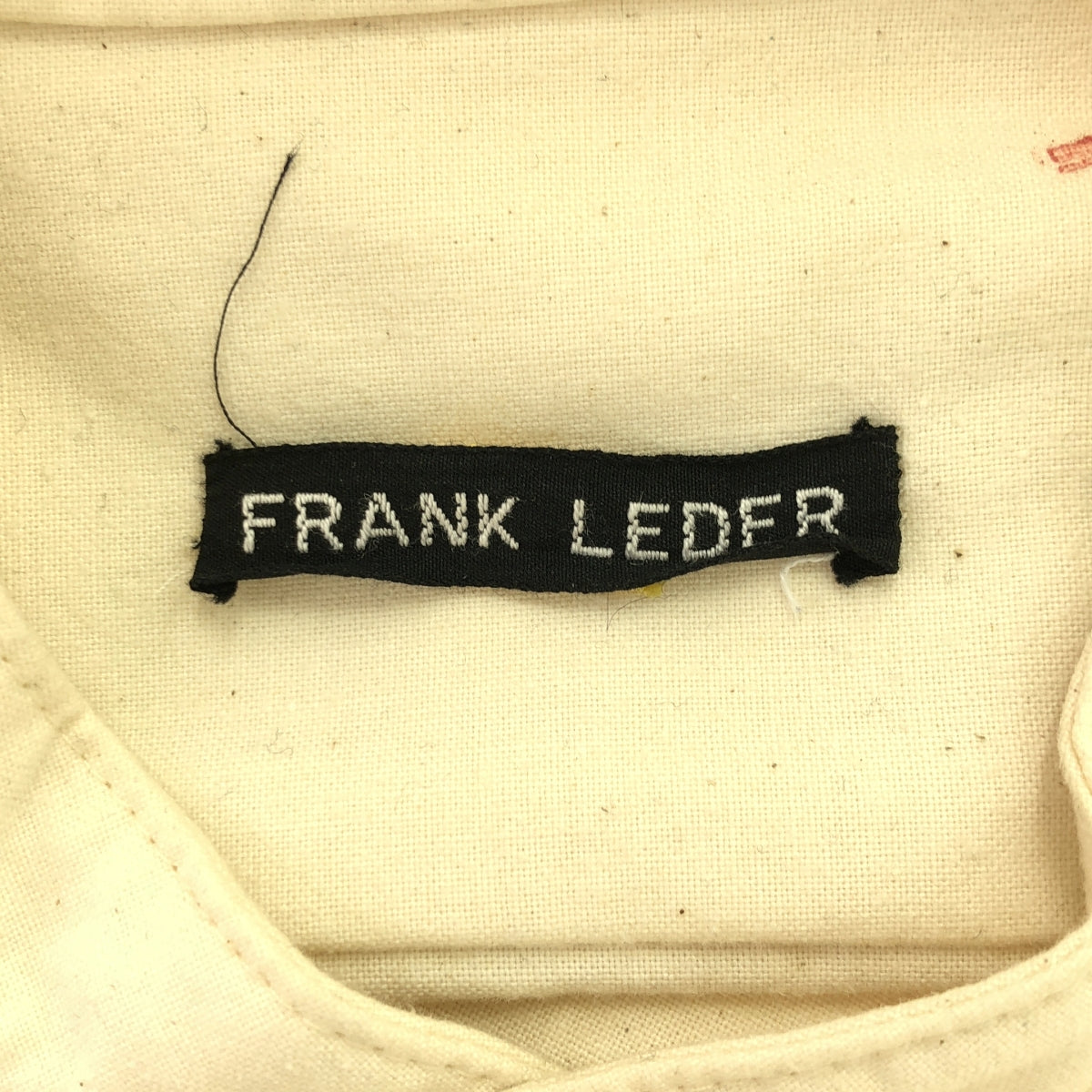 FRANK LEDER | Stand-up collar cotton shirt | S | Men's