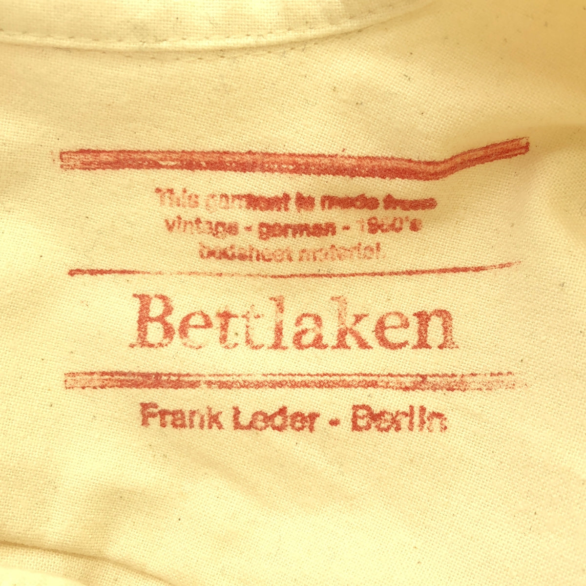 FRANK LEDER | Stand-up collar cotton shirt | S | Men's