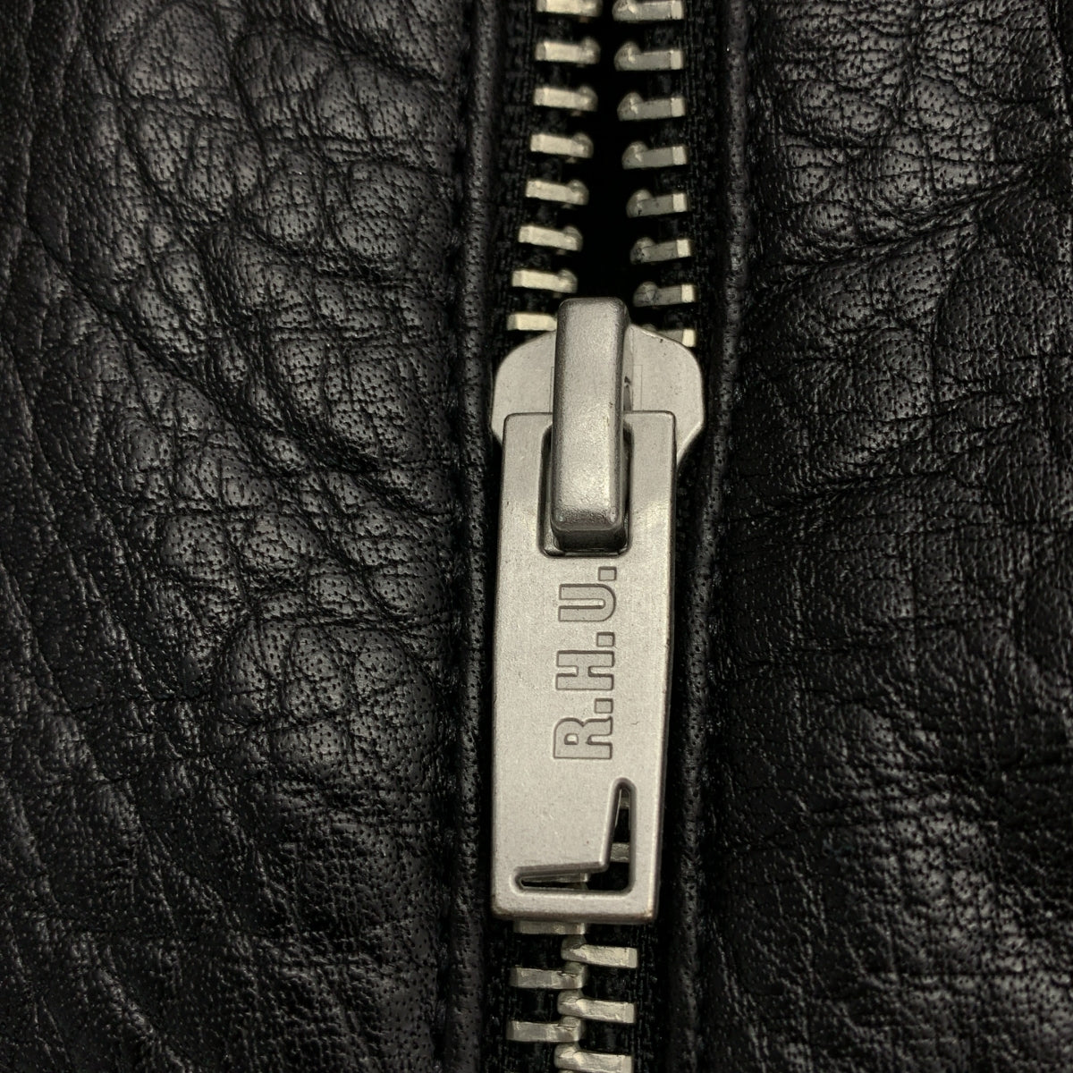 RHUDE | x ZARA 聯名款 Logo 皮革外套 | 全襯裡 | XL |