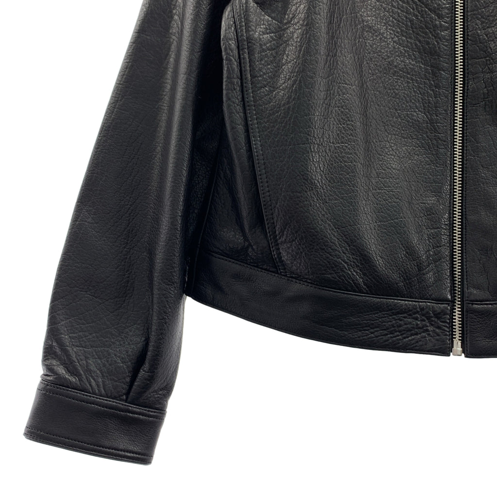 RHUDE | x ZARA 聯名款 Logo 皮革外套 | 全襯裡 | XL |