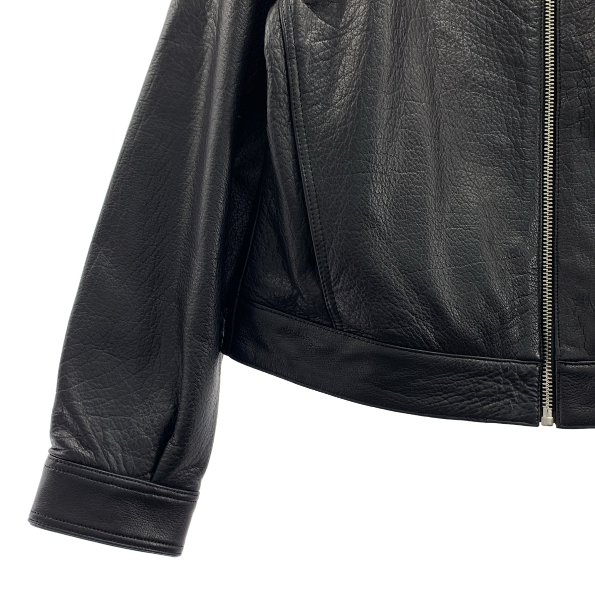 RHUDE / 루드 | × ZARA / 자라 로고 가죽 재킷 / 총 안감 | XL |