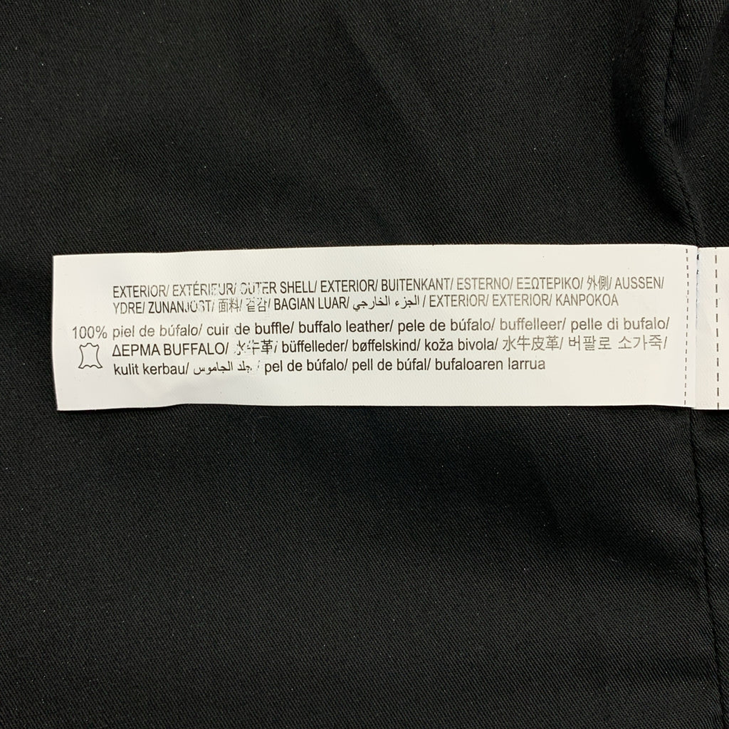 RHUDE | x ZARA 聯名款 Logo 皮革外套 | 全襯裡 | XL |