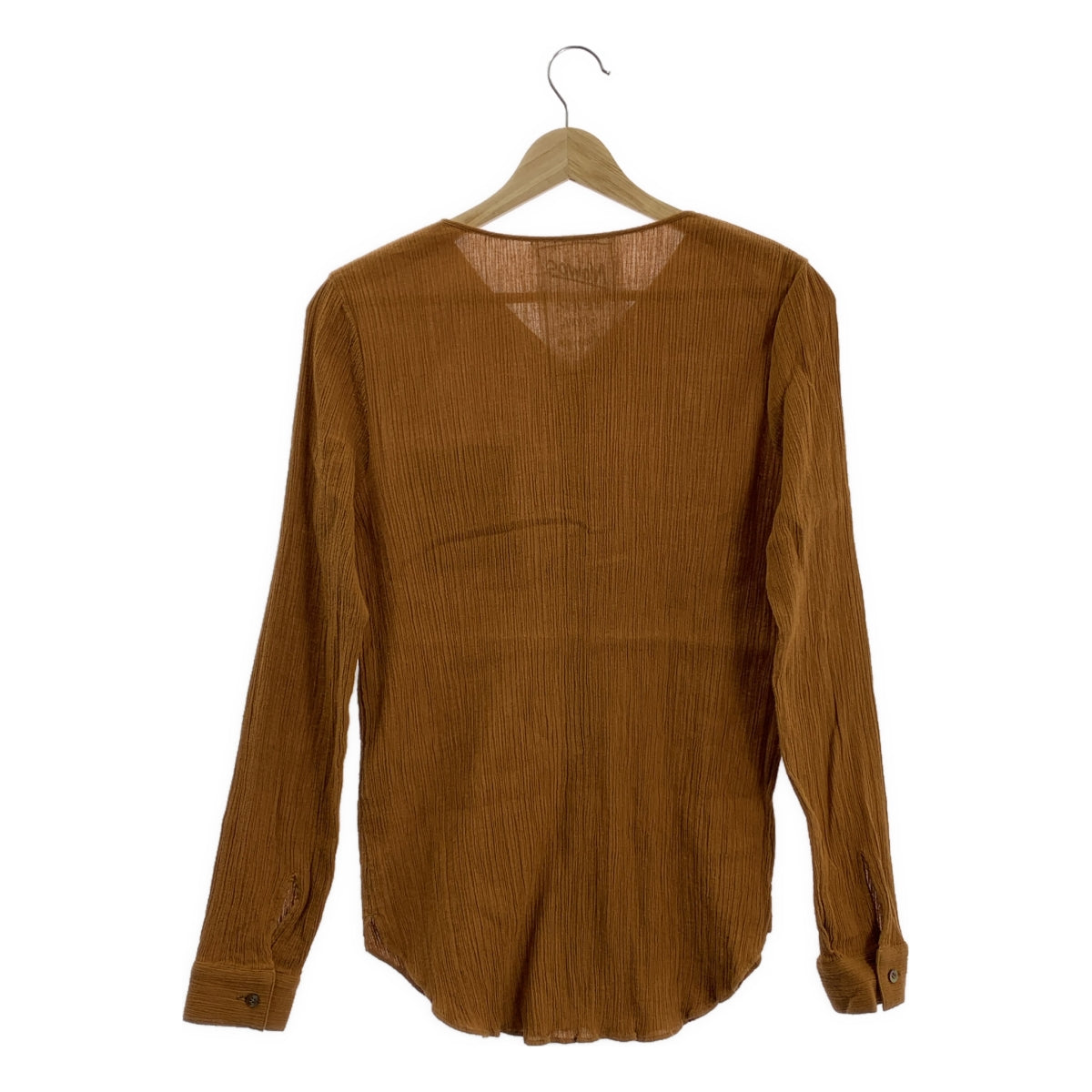 NOWOS / 노워스 | V-neck blouse 코튼 V넥 블라우스 셔츠 |