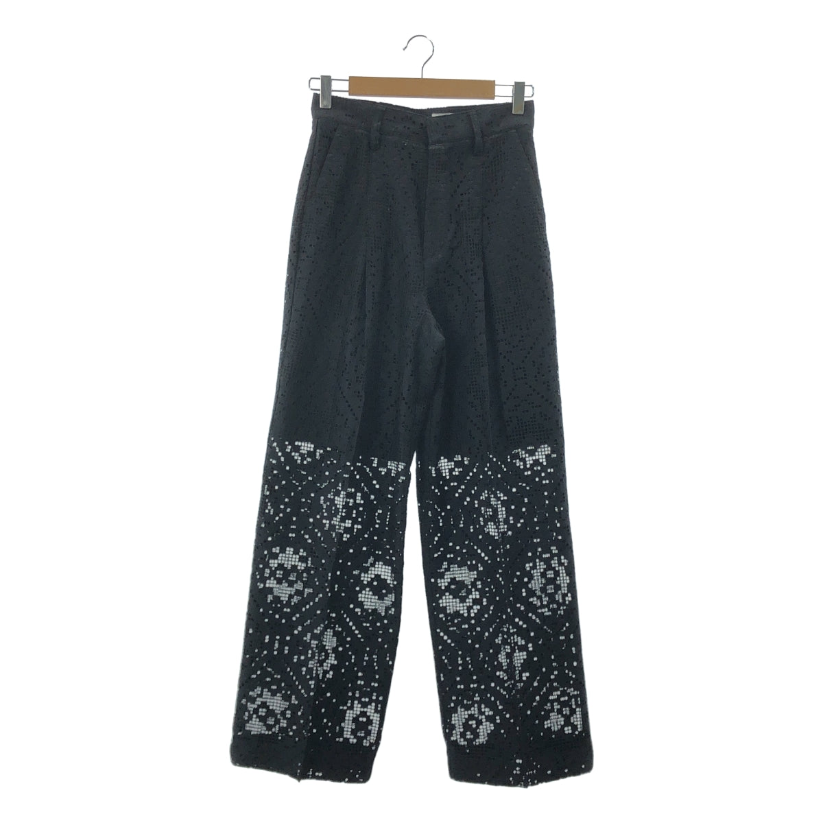 【新品】  AKIRANAKA / アキラナカ | Roberta lace PT レース パンツ | 2 | ブラック | レディース