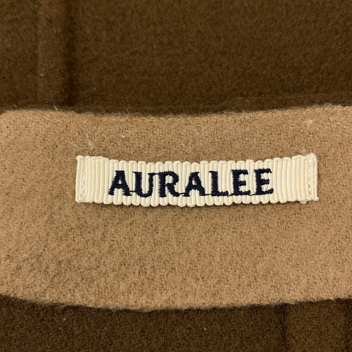 AURALEE | 海狸梅爾頓手工縫製半身裙 | 尺寸 1 | 女款