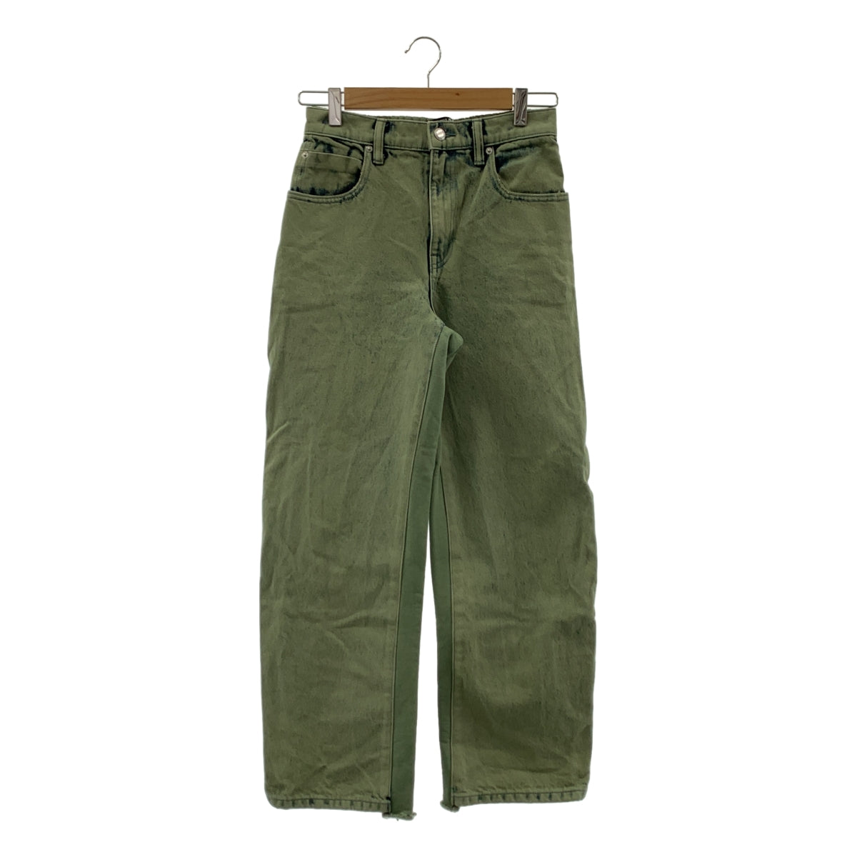 ALEXANDER WANG / アレキサンダーワン | デニム切替 スウェット パンツ | 25 | レディース